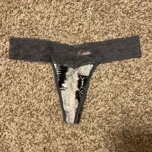 Victoria’s Secret cotton lace trim thong panty